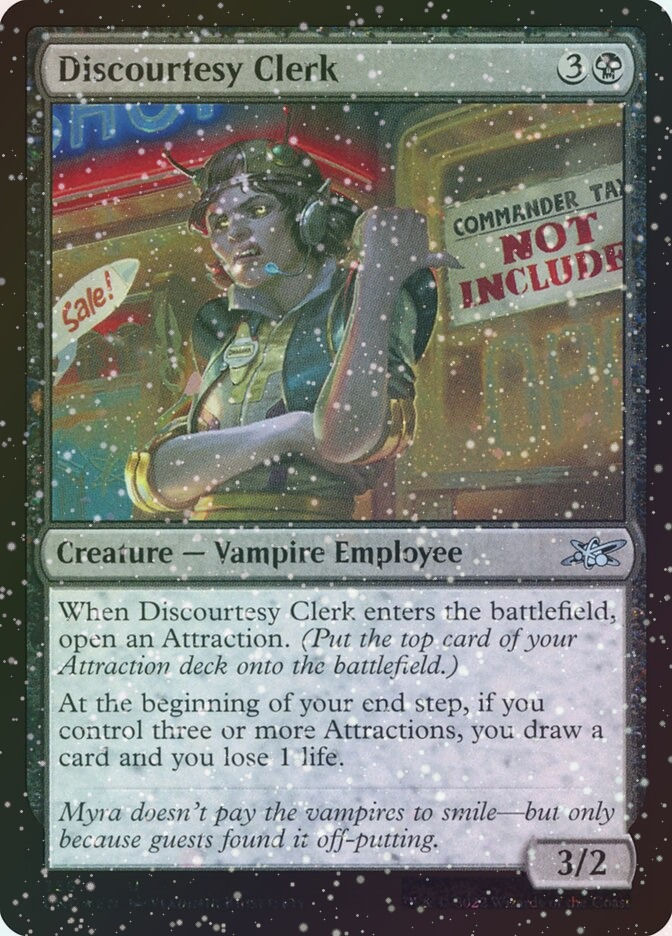 Discourtesy Clerk (UNF) (356) / Galaxy Foil