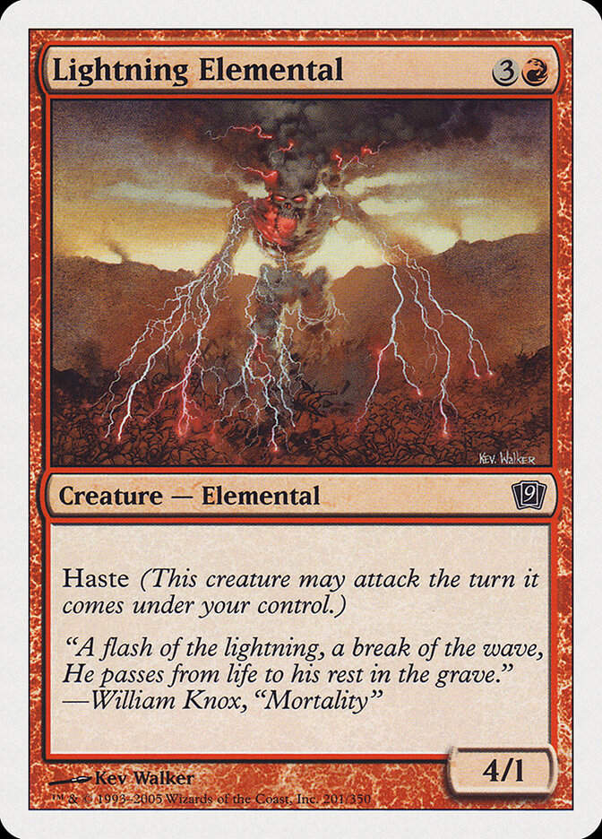 Lightning Elemental (9ED) (201)