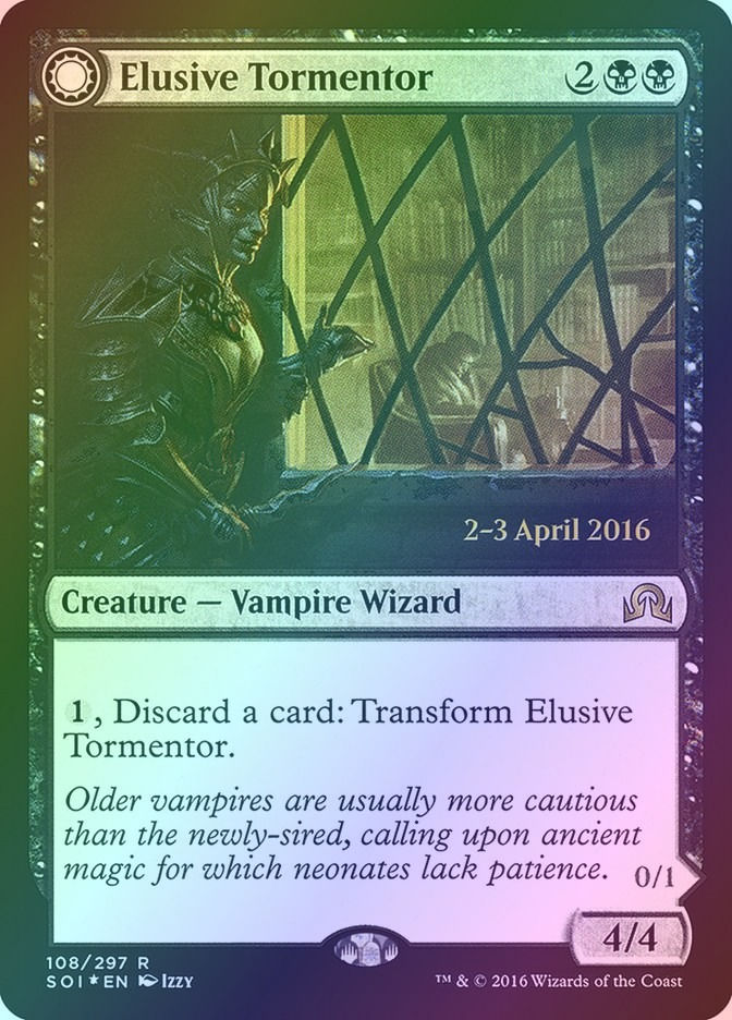 Elusive Tormentor // Insidious Mist (PSOI) (108s) / Foil — cara 1 de 2