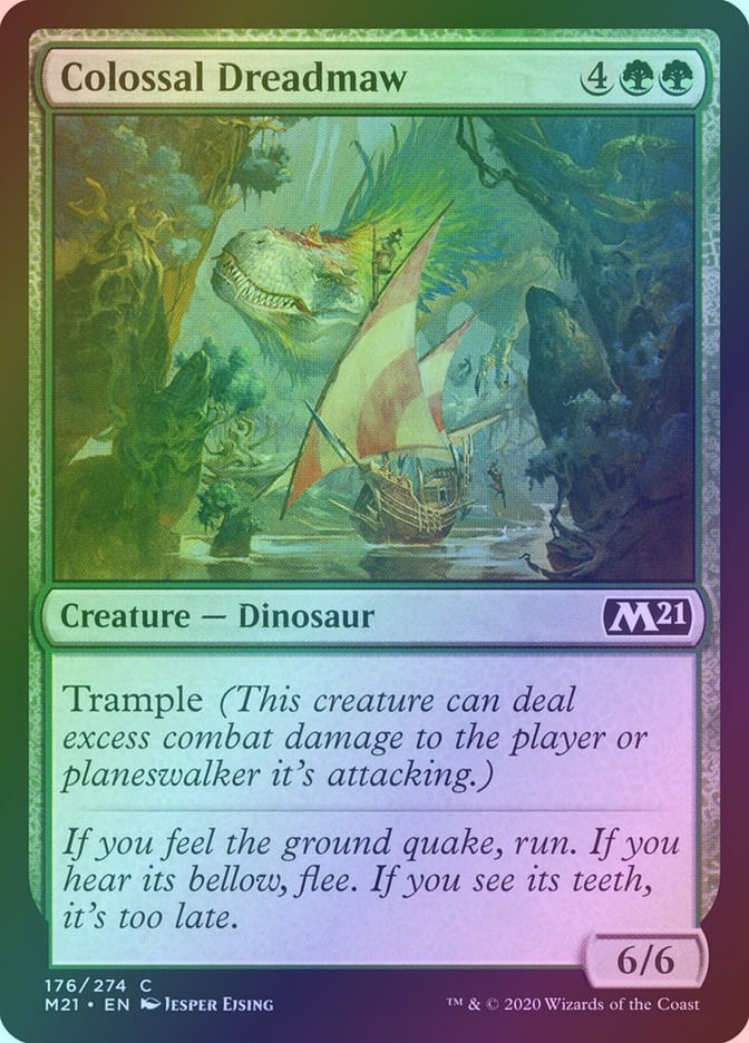 Colossal Dreadmaw (M21) (176) / Foil