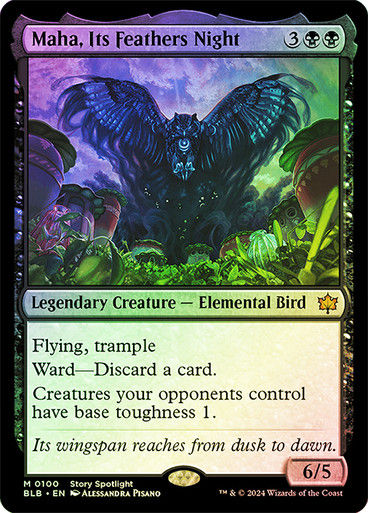 Maha, Its Feathers Night (blb) (100) / Foil