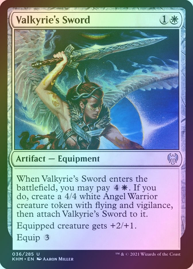 Valkyrie's Sword (KHM) (36) / Foil