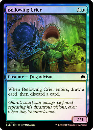 Bellowing Crier (blb) (42) / Foil