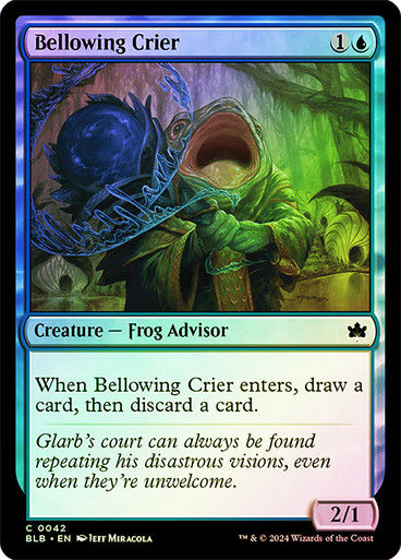 Bellowing Crier (blb) (42) / Foil