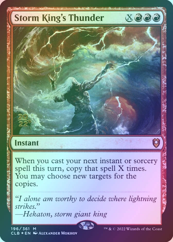 Storm King's Thunder (PCLB) (196s) / Foil