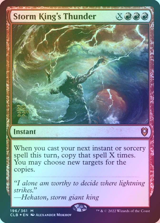 Storm King's Thunder (PCLB) (196s) / Foil