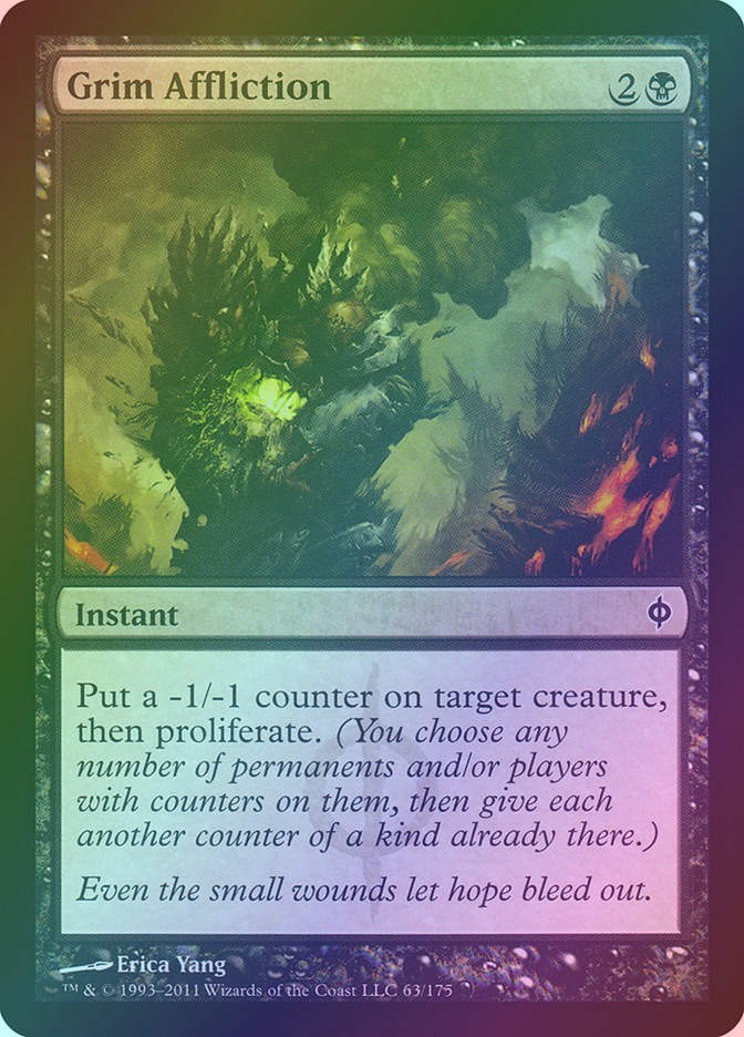 Grim Affliction (NPH) (63) / Foil