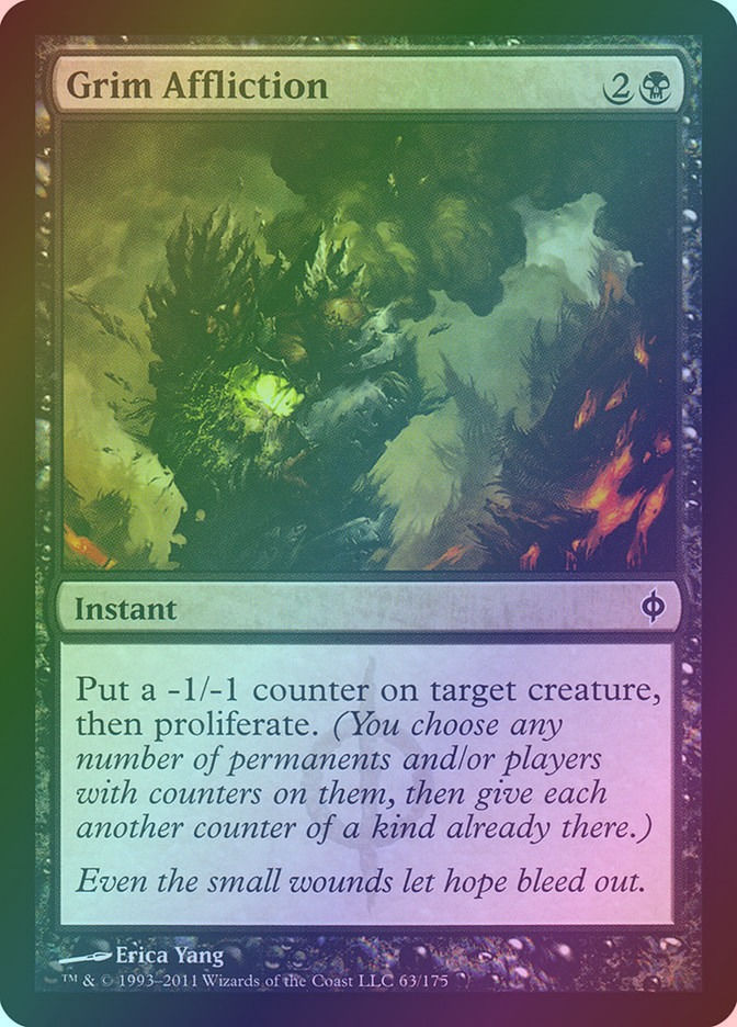 Grim Affliction (NPH) (63) / Foil