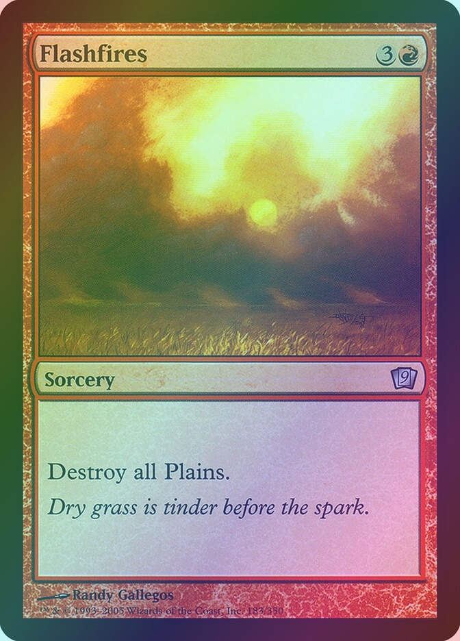 Flashfires (9ED) (183★) / Foil
