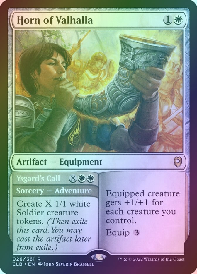 Horn of Valhalla // Ysgard's Call (CLB) (26) / Foil