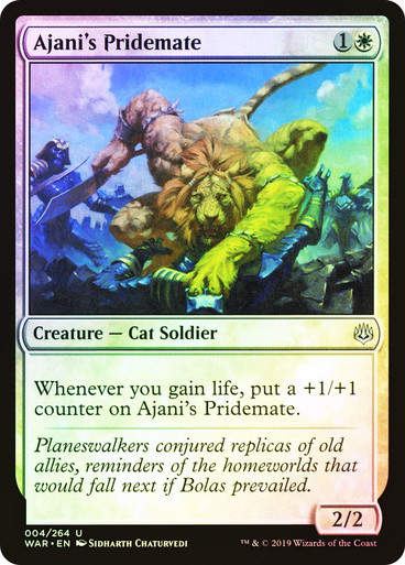 Ajani's Pridemate (WAR) (4) / Foil