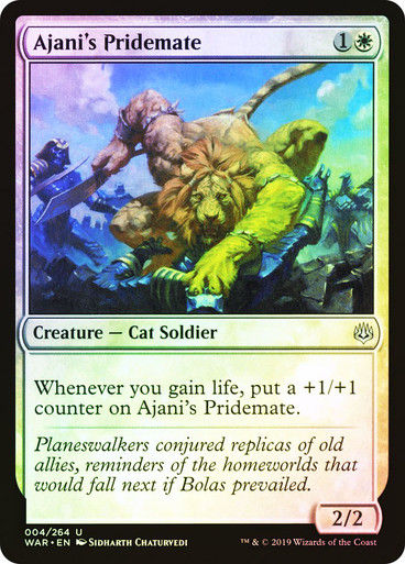 Ajani's Pridemate (WAR) (4) / Foil