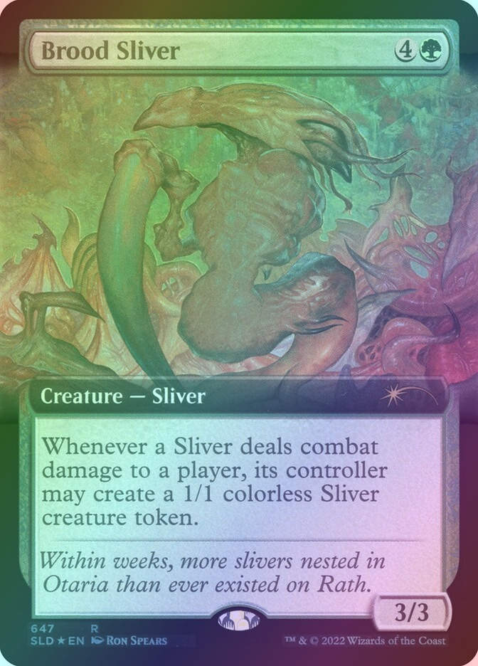 Brood Sliver (SLD) (647) / Extended Art / Foil