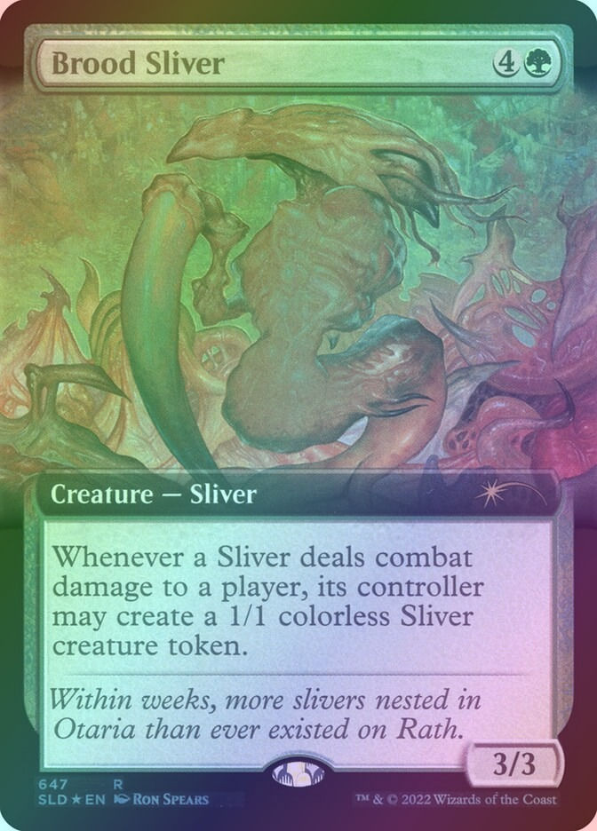 Brood Sliver (SLD) (647) / Extended Art / Foil