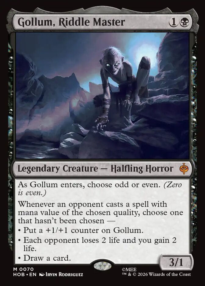 Gollum, Riddle Master (HOB) (70)
