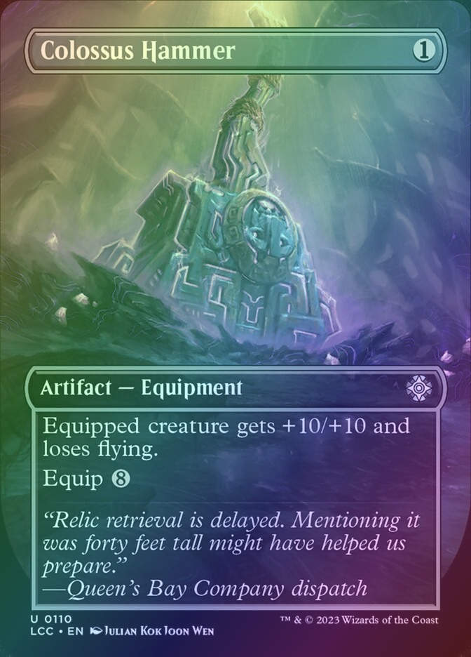 Colossus Hammer (LCC) (110) / Borderless / Foil