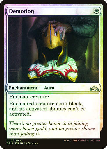 Demotion (GRN) (9) / Foil