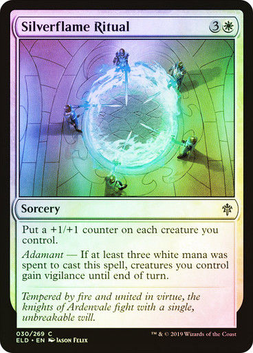 Silverflame Ritual (ELD) (30) / Foil