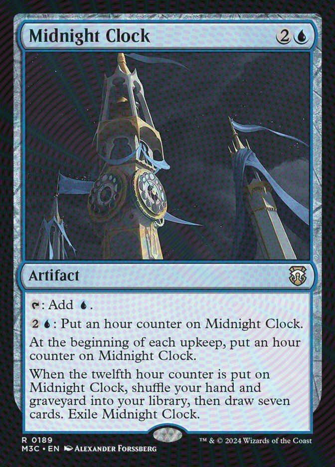 Midnight Clock (M3C) (189) / Ripple Foil