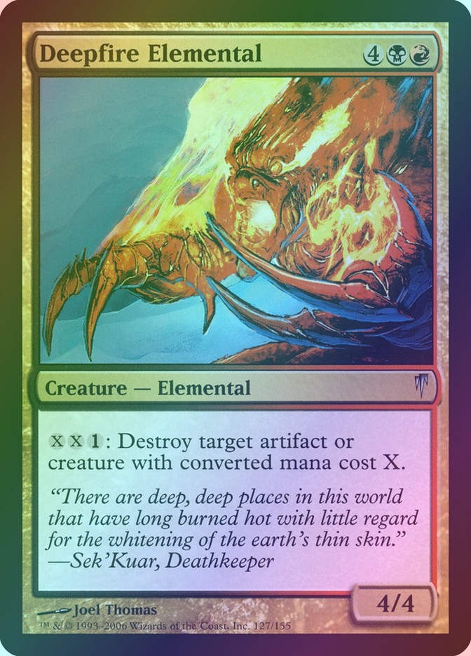 Deepfire Elemental (CSP) (127) / Foil