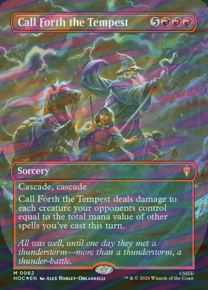 Call Forth the Tempest (HOC) (62) / Surge Foil