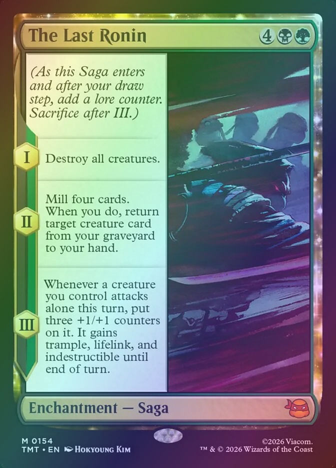 The Last Ronin (TMT) (154) / Foil