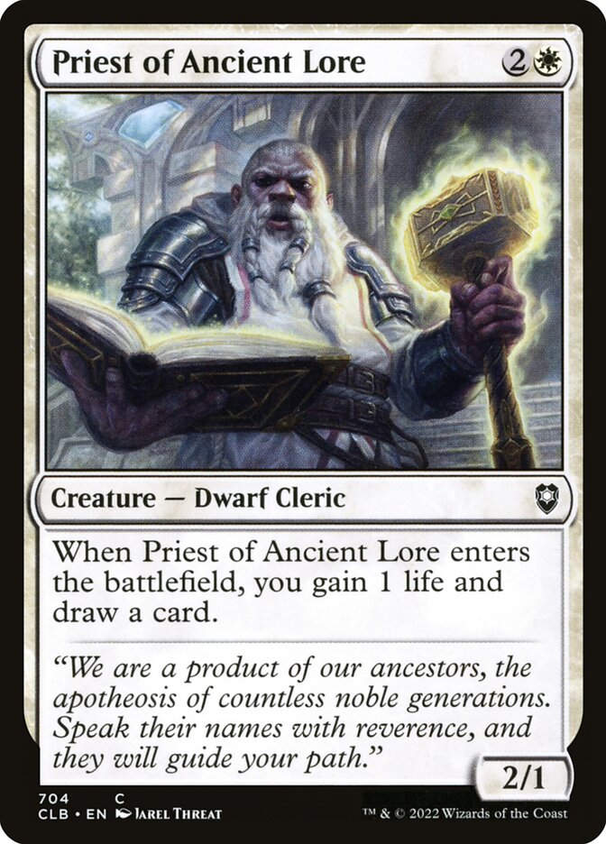 Priest of Ancient Lore (CLB) (704)