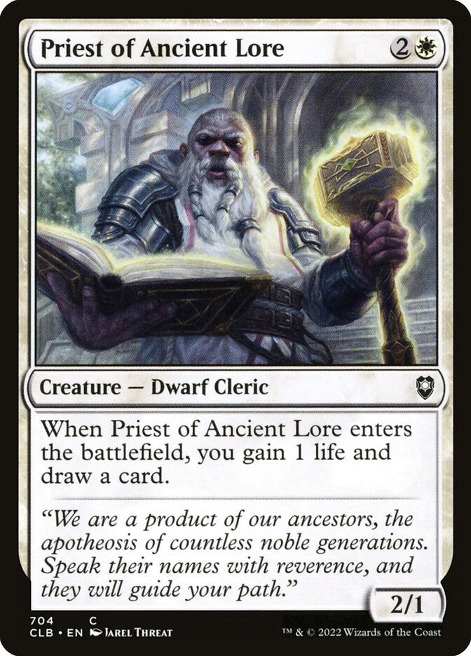 Priest of Ancient Lore (CLB) (704)