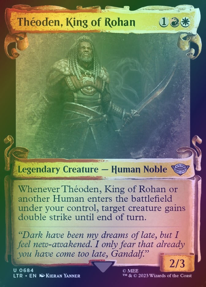 Théoden, King of Rohan (LTR) (684) / Showcase / Foil