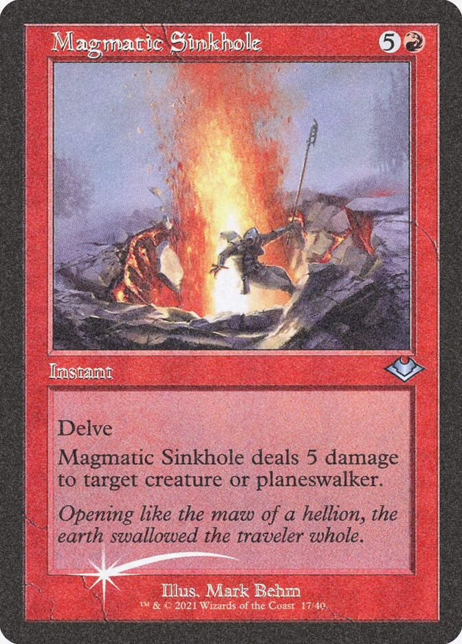 Magmatic Sinkhole (H1R) (17) / Foil Etched