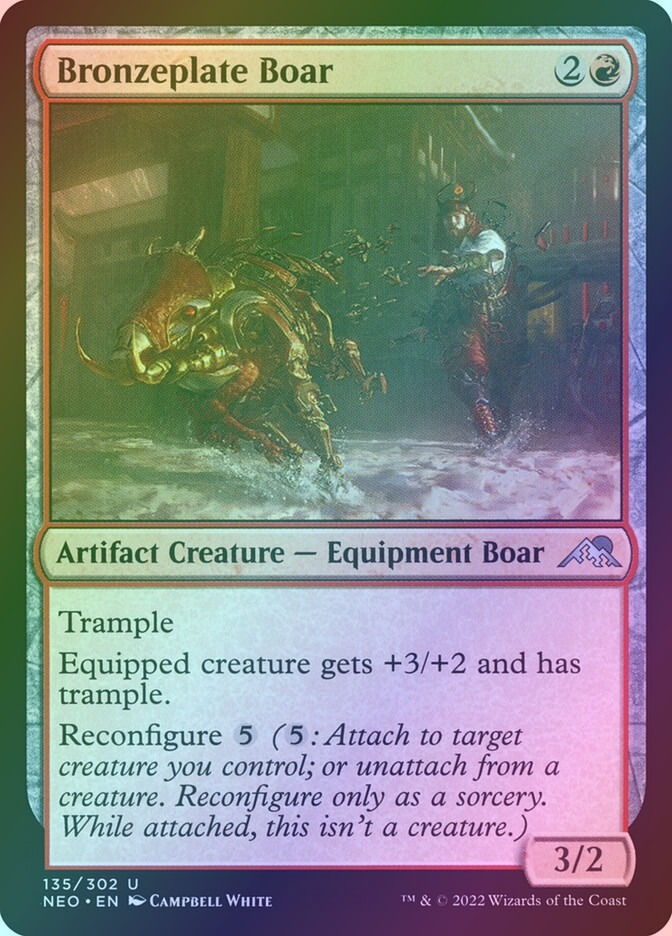 Bronzeplate Boar (NEO) (135) / Foil