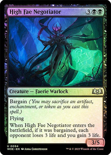 High Fae Negotiator (woe) / Foil