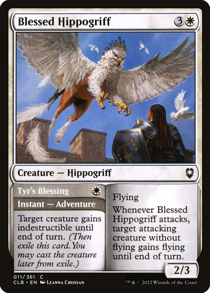 Blessed Hippogriff // Tyr's Blessing (CLB) (11)