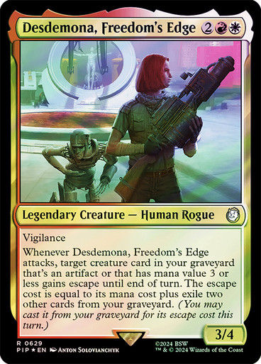 Desdemona, Freedom's Edge (pip) (629) / Surge Foil