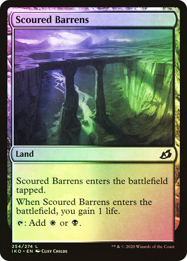 Scoured Barrens (IKO) (254) / Foil