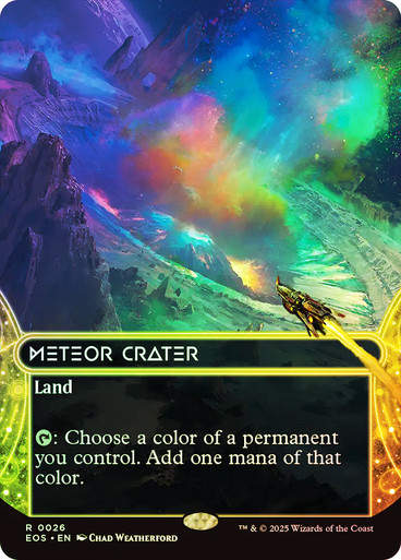 Meteor Crater (EOS) (26) / Borderless / Foil