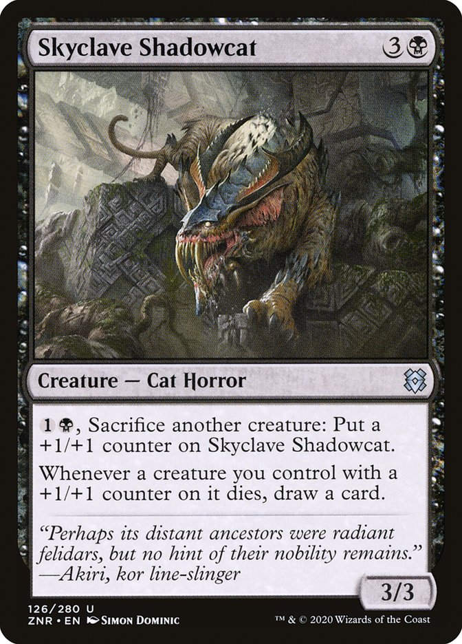 Skyclave Shadowcat (ZNR) (126)