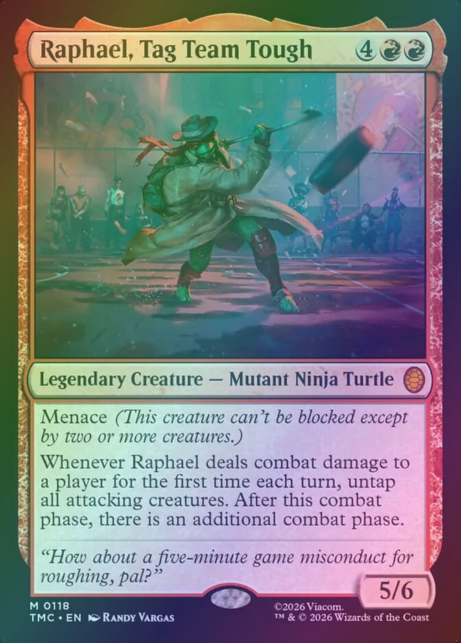 Raphael, Tag Team Tough (TMC) (118) / Foil