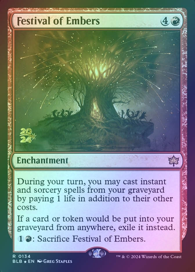 Festival of Embers (PBLB) (134s) / Foil
