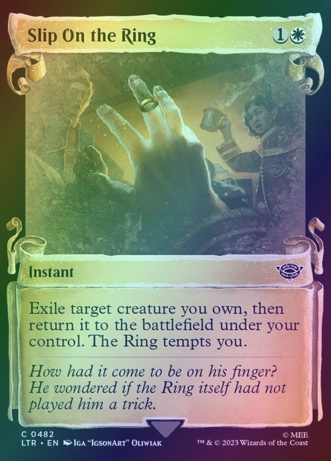 Slip On the Ring (LTR) (482) / Showcase / Foil