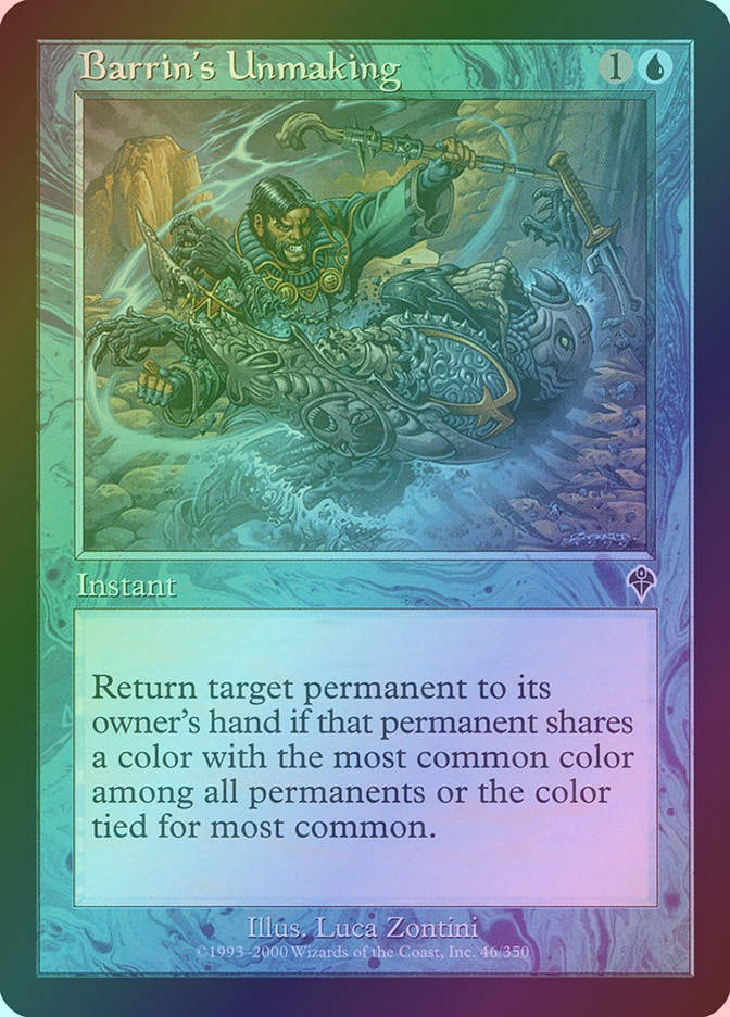 Barrin's Unmaking (INV) (46) / Foil