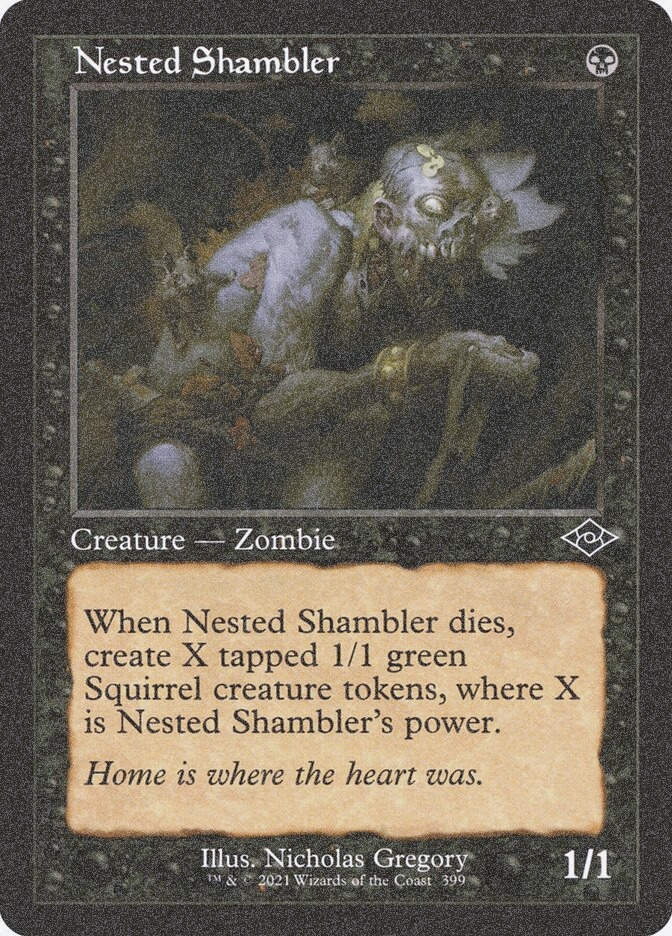 Nested Shambler (MH2) (399) / Foil Etched