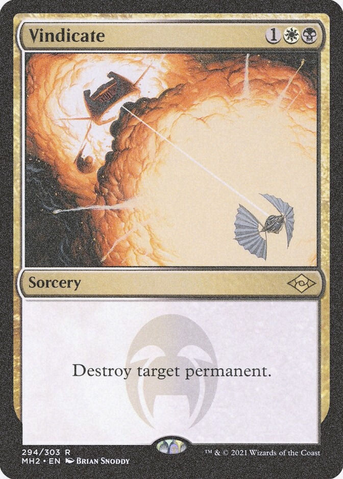 Vindicate (MH2) (294) / Foil Etched