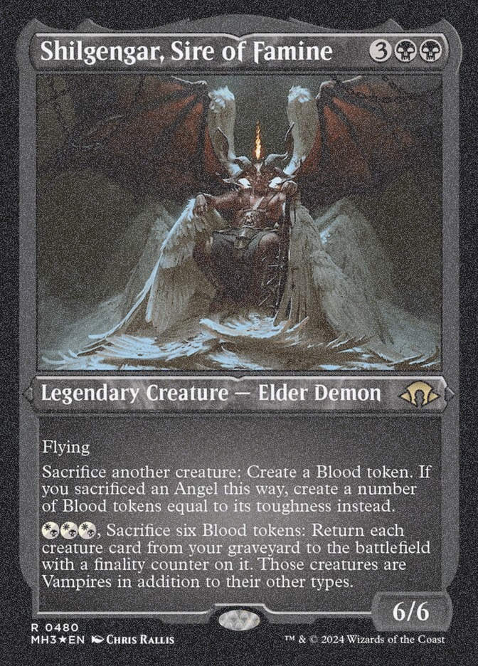 Shilgengar, Sire of Famine (MH3) (480) / Foil Etched