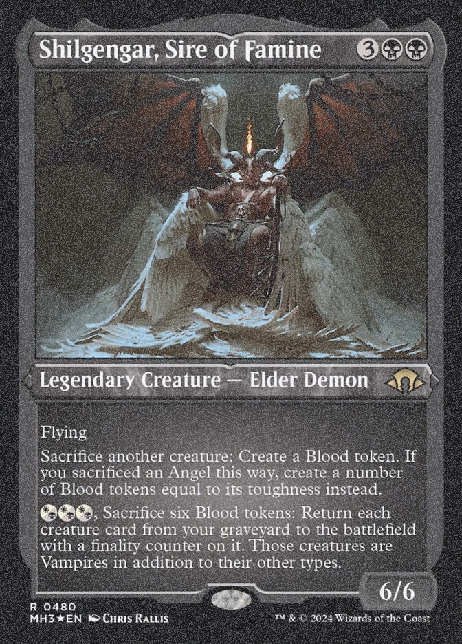 Shilgengar, Sire of Famine (MH3) (480) / Foil Etched