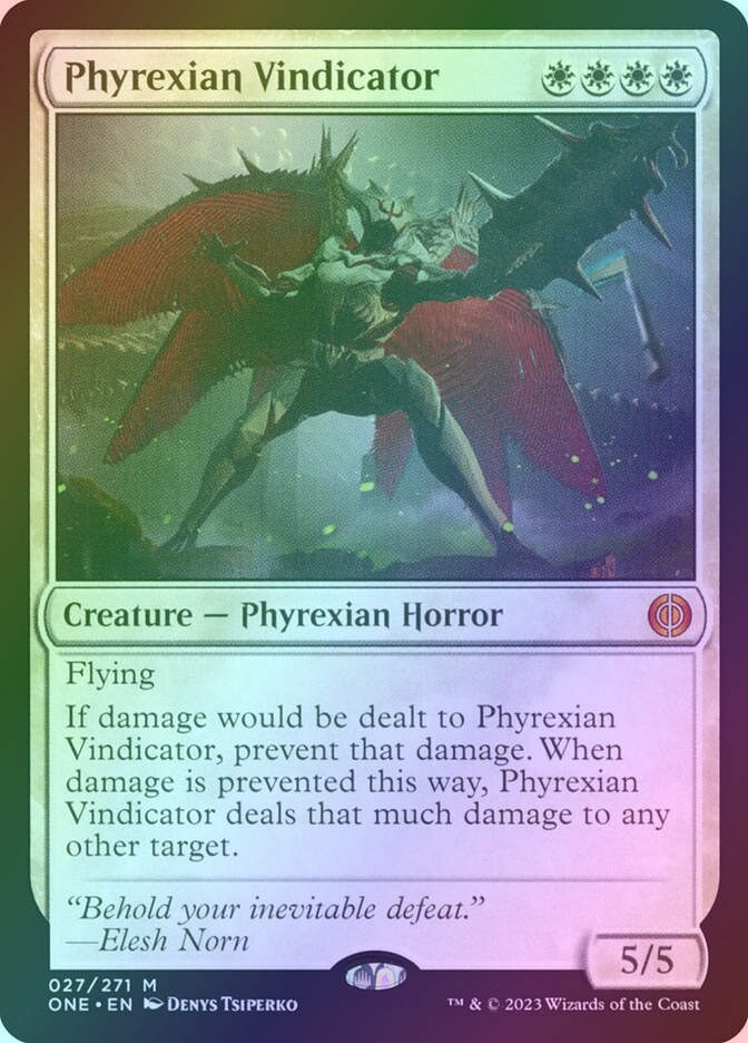Phyrexian Vindicator (ONE) (27) / Foil