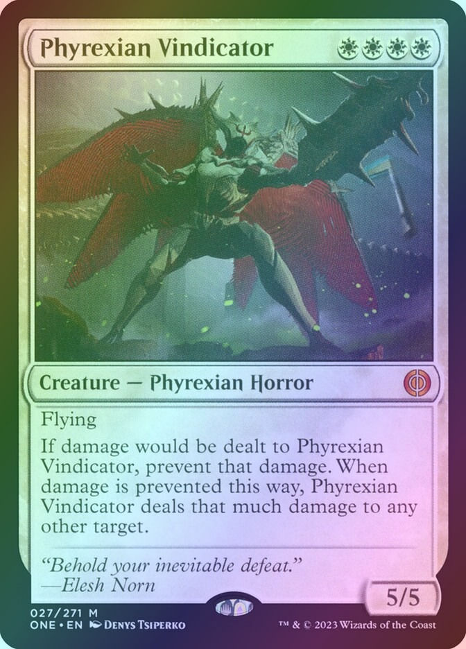 Phyrexian Vindicator (ONE) (27) / Foil