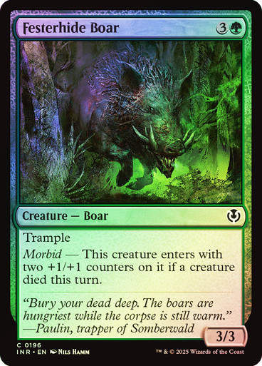 Festerhide Boar (INR) (196) / Foil