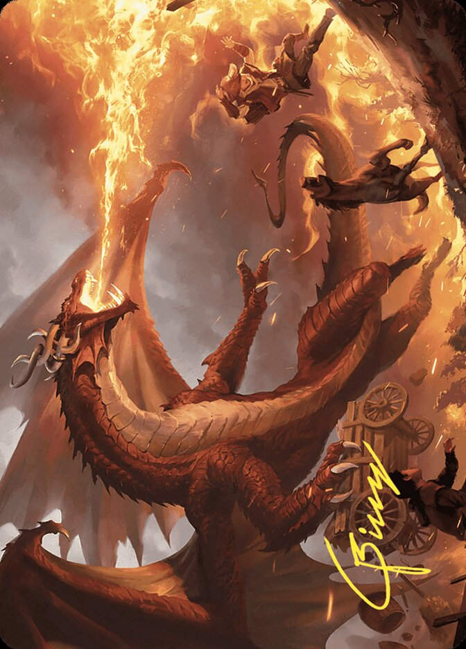 Realm-Scorcher Hellkite (AWOE) (19) / Firma Dorada