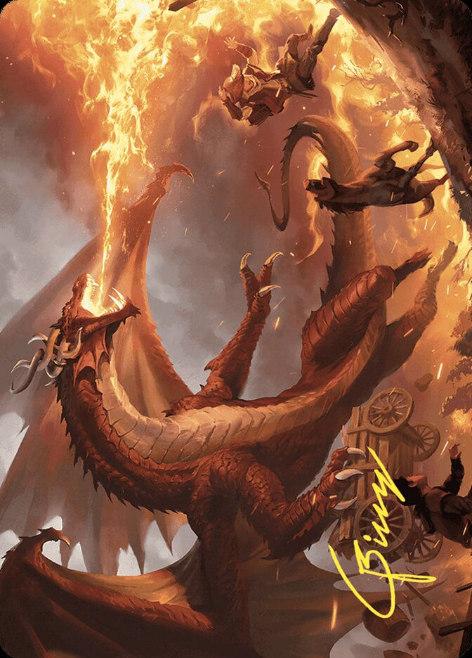 Realm-Scorcher Hellkite (AWOE) (19) / Firma Dorada